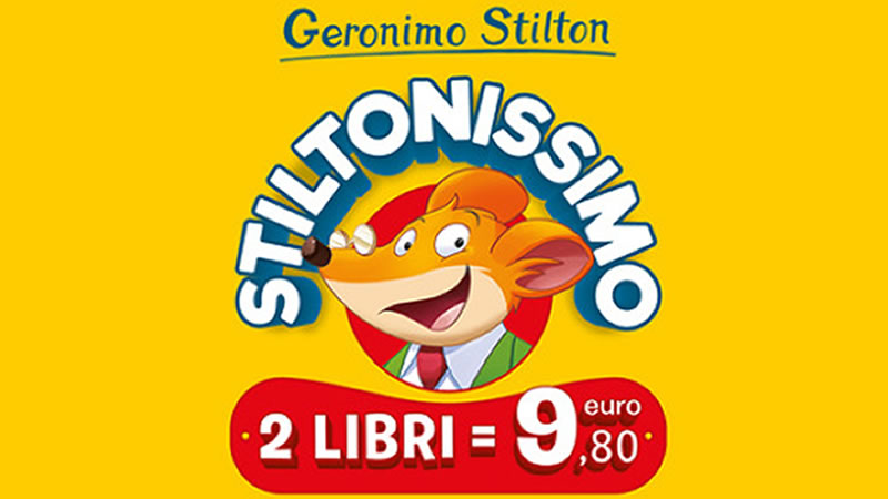 Offerta Geronimo Stilton. 2 Libri a soli 9,80 euro