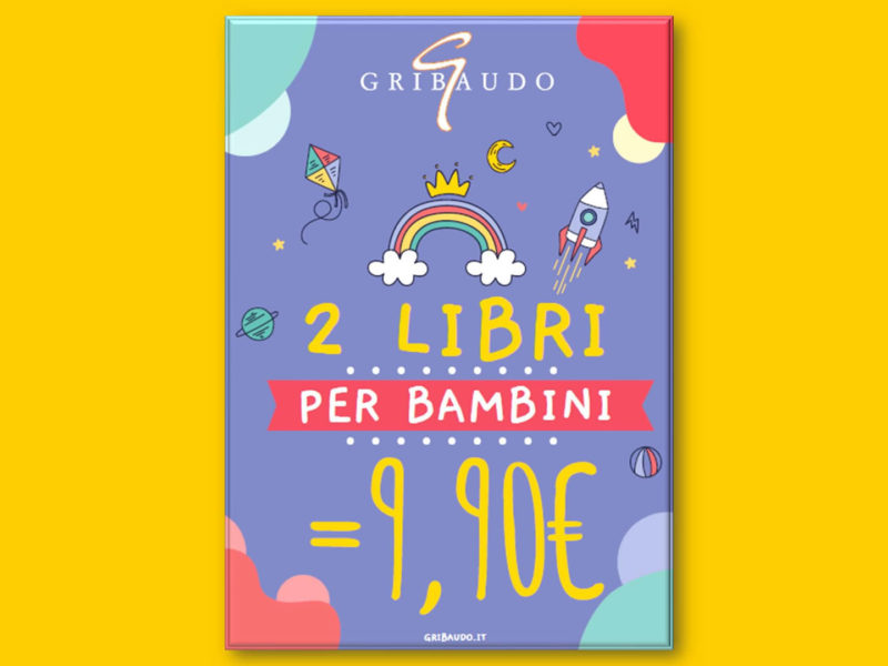 2 libri per Bambini Gribaudo a 9,90€