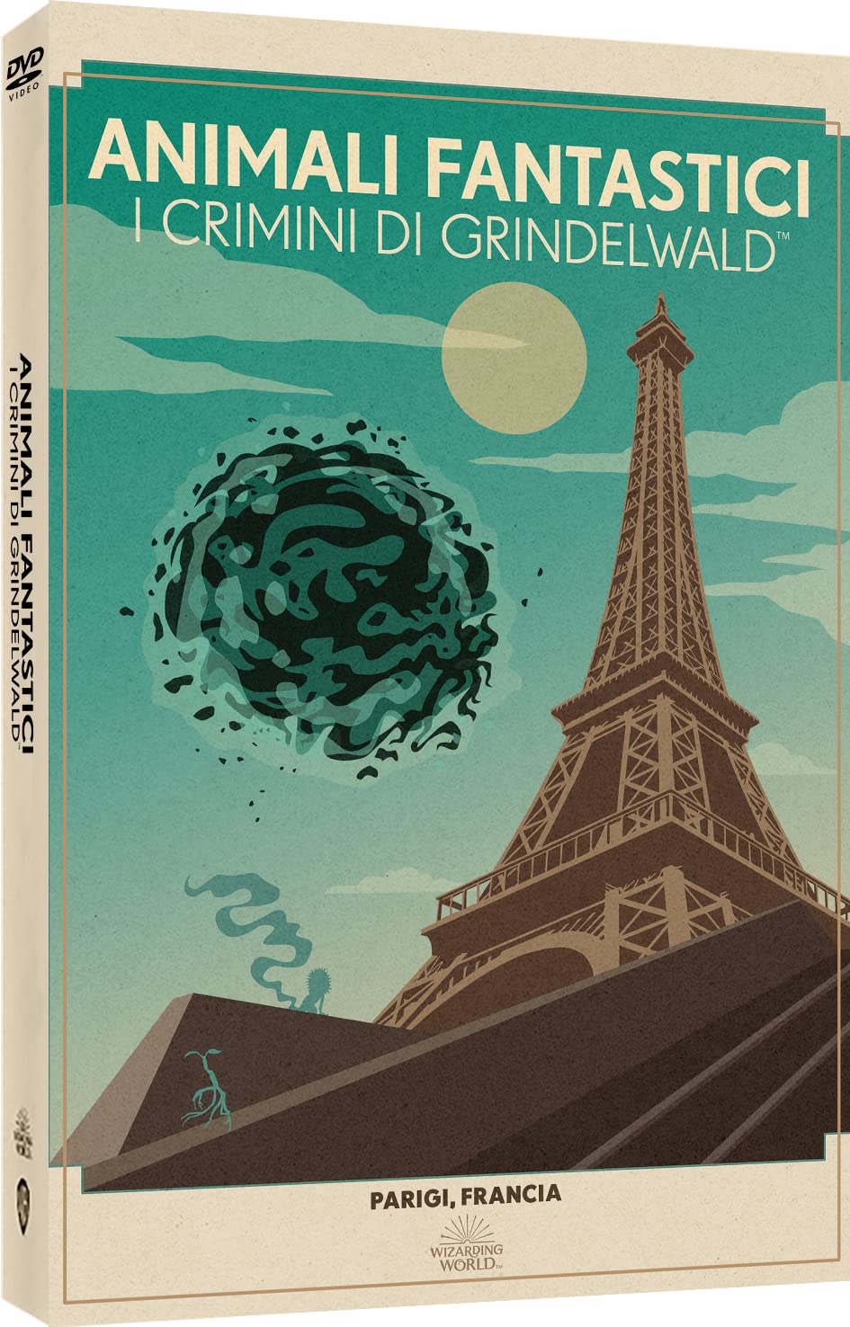 ANIMALI FANTASTICI I Crimini di Grindelwald DVD + LIBRO Johnny Depp Jude Law 